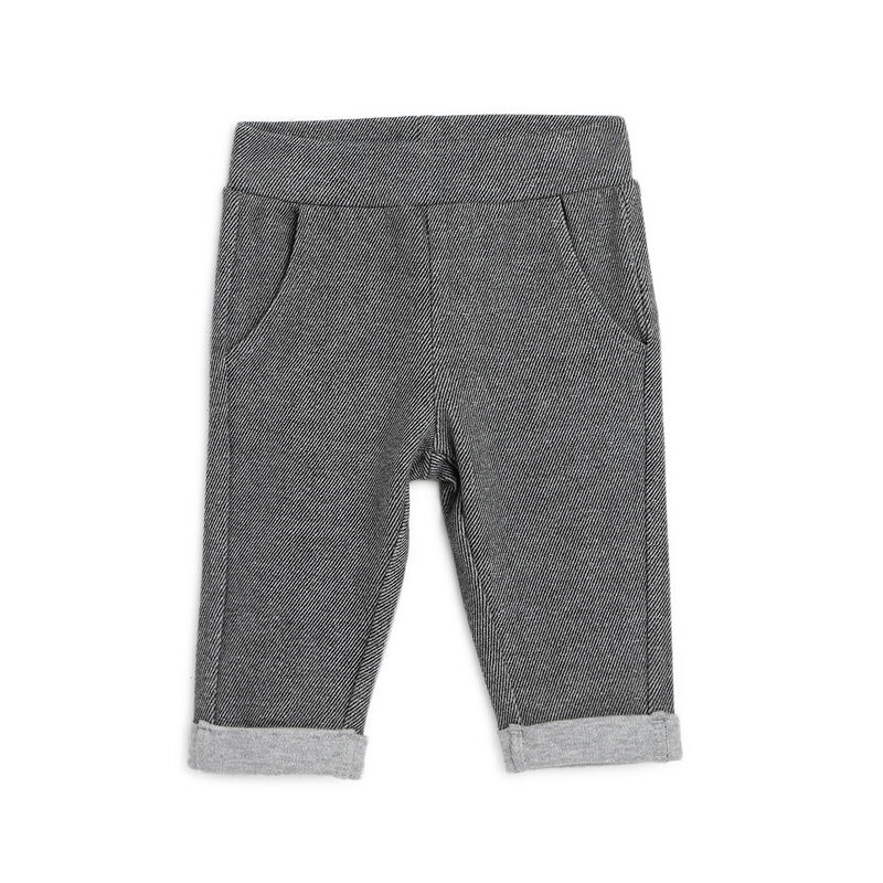 Girls Medium Pink Solid Sweatshirt with Long Pants image number null